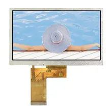 4,3-Zoll-kapazitives Touch-TFT-LCD-Displaymodul mit RGB-24-Bit-Schnittstelle