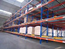 Sistema di stoccaggio a gravità per pallet con flusso verticale, scaffalatura per cartoni, scaffale per stoccaggio a rulli, scaffale selettivo per pallet, scaffale in acciaio per magazzino