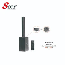 Seer Audio 3 Pollice Mini Colonna Altoparlante Attivo Line Array per Sistema PA da Caffè