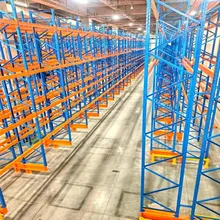 Seçici Tip Depo Rafı Ayarlanabilir Yükseklik Farklı Paletlere Uygun Ağır Hizmet Palet Rafı Depo Rafı Çelik Raf