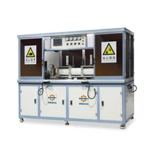 Machine de soudage de capuchon d'extrémité de filtre à haute capacité pour système intelligent