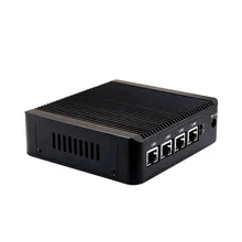 Bộ định tuyến mini vi xử lý Quad Core J4125 Máy tính mini LAN 4