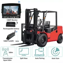 Drahtloses Magnetisches Solar 7" Monitor Rückfahrkamera Rückansicht Backup Parkkamera Set Nachtsicht