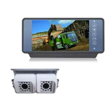 7 Specchio Monitor Impermeabile Retrovisore con IP69K Telecamera di Retromarcia