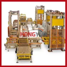 Sistema di Carico e Doppia Impilatura per Racking di Mattoni ad Alta Capacità 20000 PCS/H