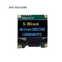 وحدة شاشة OLED مدمجة بحجم 0.96 بوصة مع واجهة I2c
