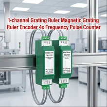 1-Channel Thước Grating Từ Tính Grating Ruler Encoder 4-Fold Bộ Đếm Xung Mô-đun Modbus RTU Mô-đun Io Từ Xa