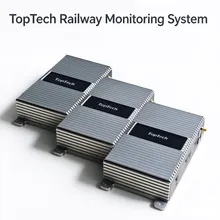 Intelligentes Eisenbahnüberwachungssystem von Toptech Ai mit mehreren Sensoren zur Erkennung von Steinschlag mittels Lidar