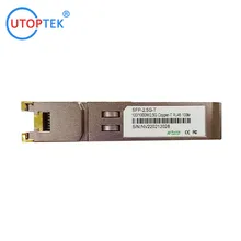 2.5gbase-T เอสเอฟพี RJ45 โมดูลทองแดง อาร์เจ 45 100m ตัวรับส่งสัญญาณแสง