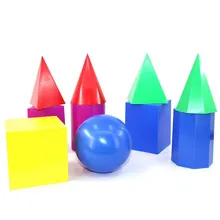 Set didattico di geometria plastica completa per studenti di matematica avanzata