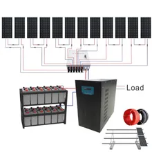 Sistema de Módulo Solar Preto Sistema de Energia Solar Caixa