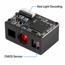 Módulo de Leitor de Código de Barras Ultra Mini 2D com Kit de Desenvolvimento