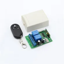 Apprendimento Codice Ricevitore di Controllo Remoto Wireless 2CH Ricevitore di Controllo Remoto