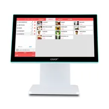 15.6" POS-Terminal Touchscreen-Maschine Windows 10 Einzelhandels-POS-System