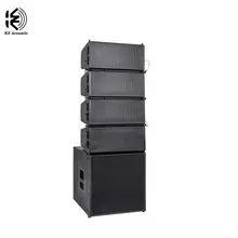 R6+R6sub 2X6 خط نشط من مكبرات الصوت بقطر 18 بوصة مع مضخم صوت نشط بقطر 18 بوصة