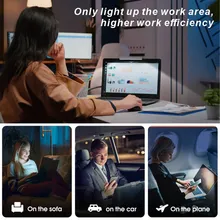 미니 조절 가능 USB 전원 스마트 LED 컴퓨터 노트북 화면 모니터 조명 바
