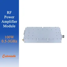Mô-đun khuếch đại công suất RF nhỏ gọn 500-3000MHz 100W với chức năng điều khiển từ xa cục bộ