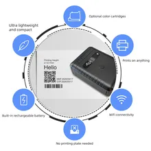 Máy in mini di động: Cầm tay cố định, in mã nhanh chóng