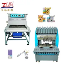 Automatische 3D Gummi-Patch PVC Etiketten-Abgabemaschine Silikon-Tropfmaschine Spritzgießmaschine