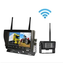 Rückfahrkamera drahtlose Videoaufnahme Nachtsicht HD 7 Zoll IPS Monitor Lkw drahtloses Kamerasystem