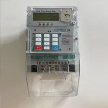 스마트 단상 에너지 미터기 키패드 선불 기능