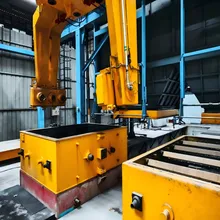 完全自動Vプロセス成形ラインによる工作機械鋳造生産
