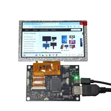 5 นิ้ว 800X480 หน้าจอ TFT IPS LCD โมดูลพร้อม 40-Pin บอร์ดไดรเวอร์ RGB HD Mi สำหรับ Raspberry Pi & โครงการ DIY