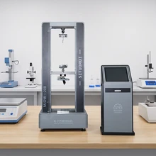 Materiale da costruzione Prova di deformazione Estensometro Macchina di prova universale