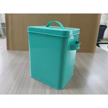 กล่องเก็บขนมปังสำหรับจัดเก็บ พื้นผิวเคลือบสีฝุ่นจากโรงงาน