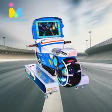 子供用バイク運転シミュレーター アーケードモーターレーシングカー コイン式ゲーム機