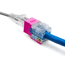Cat5e CAT6 CAT6A เครื่องมือ UTP ไม่มีเครื่องมือ RJ45 แจ็คโมดูลาร์