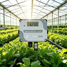 RS485 ตัวควบคุมอุณหภูมิ Modbus เซ็นเซอร์วัดความชื้น ตัวส่งสัญญาณพร้อมจอแสดงผล LCD