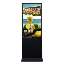 Quiosque de Publicidade com Tela Touchscreen Digital para Interior em Tablet Android