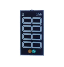 شاشة عرض LCD رقمية بحجم صغير مخصص قياسي، وحدة جيدة بإضاءة خلفية زرقاء، شاشة عرض LCD، شاشة LCD 7