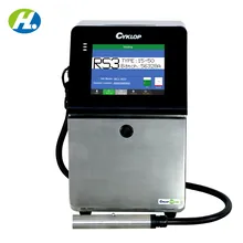 Cyklop Cm750 Kontinuierliche Tintenstrahldruckmaschine Industrieller Tintenstrahldruck Markierungsdrucker Haltbarkeitsdatum QR-Code CIJ-Drucker