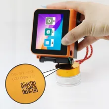 Máy in phun cầm tay mini di động cho việc đánh dấu ngày sản xuất và lô hàng