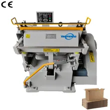 Vendita in fabbrica macchina per taglio e creasing di carta e cartone, macchina per taglio