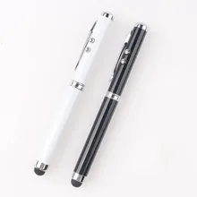 Torcia multifunzione medica con luce LED, penna a sfera, laser rosso per scrivere, puntatore laser