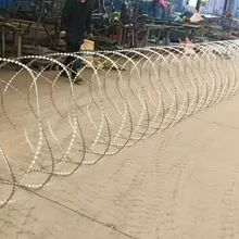 Fio de Barba Galvanizado de Alta Performance Cbt65 para Segurança de Locais Críticos