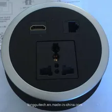 Ronde elektrische stekkerdoos kabelsocket