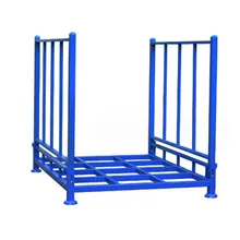Estante de almacenamiento de tubos apilable vertical y colapsable de diseño personalizado