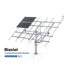 Système de suivi solaire photovoltaïque à double axe automatique Dah Solar avec support de panneau solaire à suivi solaire