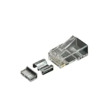 STP CAT6A RJ45 Alat Bebas Colokan Colokan Modular