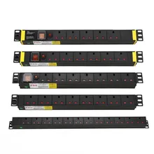 1u 19 Сетевой серверный шкаф Inch Распределение питания PDU