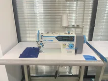 Hochgeschwindigkeits-Direktantrieb-Computerisierte Textilmaschine Lockstich Industrielle Nähmaschine