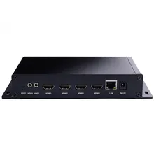 4 Channels H264 H265 HDMI Video IPTV 1080P 4K Network Live Encoder with Srt Rtsp Rtmp Rtmps Hls UDP for Facebook Streaming