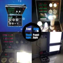 Strumento di test per l'illuminazione a LED AC DC, Lux e temperatura del colore