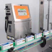 Automatic Intelligent Cij Inkjet Printer Production for Package Date Number Coding Machine