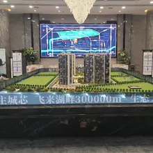 3D Hochwertige maßgeschneiderte Hochhaus-Wohngebäudemodellierung