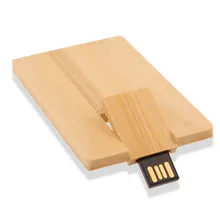 Holzmaterial Karte Promotion Geschenk USB Flash-Laufwerk benutzerdefinierte Logo-Druck USB Flash-Disk USB-Laufwerk USB-Stick Flash-Speicher